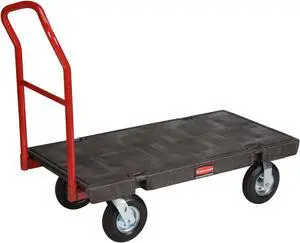 C-24"X48" Platform Truckpneumatic Wheel Black