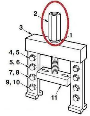 OTC 216773 Nut, Forcing Screw