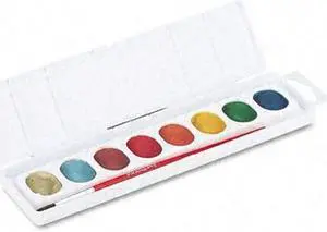 Prang Metallic Washable Watercolors 8 Assorted Colors 80516