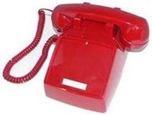 250047-VBA-NDL Red desk no dial