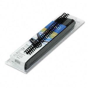 Swingline ProClick Easy Edit Spines 5/16" Diameter 45 Sheet Capacity Black 25/Pack 2515662