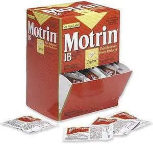 Motrin IB Ibuprofen Tablets Two-Pack 50 Packs/Box 48152