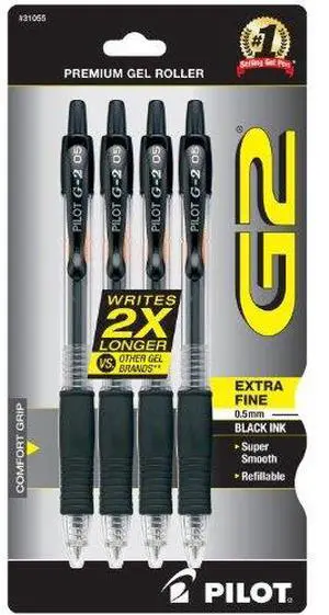 Pilot G2 Retractable Gel Ink Rolling Ball Pen