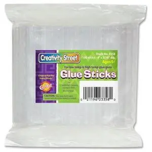Chenille Kraft Glue Sticks 4 Oz. 4"x5/16" 100/PK 3358
