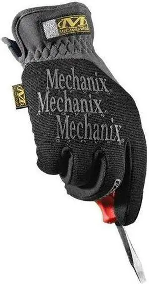 Mechanix Wear FastFit Work Gloves Black/Gray Large MFF05010