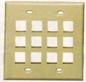 ICC FACE-12-IV IC107F12IV - 12PORT FACE - IVORY