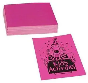 Pacon Corporation PAC104319 Neon Bond Paper- 24 lb.- 100 Sheets- 8-.50in.x11in.- Neon Pink