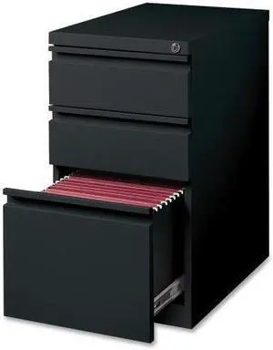 Lorell Mobile Pedestal File B/B/F 15"x22-7/8"x27-3/4" Black 49527 Lorell Mobile Pedestal File B/B/F 15"x22-7/8"x27-3/4" Black 49527