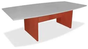 Lorell Conference Table Base w/Modesty Panel 28"H Cherry 69121