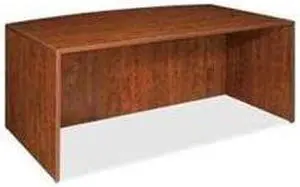 Lorell Bowfront Desk Shell 72"x29-1/2"x36" Cherry 69406 Lorell Bowfront Desk Shell 72"x29-1/2"x36" Cherry 69406