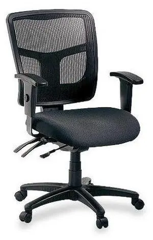 Lorell Managerial Mid-Back Chair 25-1/4"x23-1/2"x40-1/2" Black 86201 Lorell Managerial Mid-Back Chair 25-1/4"x23-1/2"x40-1/2" Black 86201