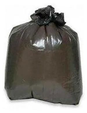 Genuine Joe Can Liner 2-Ply 16 Gallon 24"x31" 100/CT Brown/Black 02431