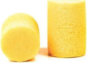 3M E·A·R Classic Single-Use Earplugs, Cordless, 29NRR, Yellow