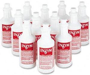 Enzym D Digester Liquid Deodorant, Lemon, 32oz, 12/Carton