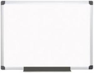 Bi-silque - CR0601170MV - Porcelain Value Dry Erase Board, 24 x 36, White, Aluminum Frame