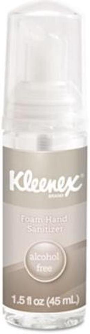 KLEENEX 34136 Alcohol-Free Foam Hand Sanitizer, 1.5 oz, Clear, 24/Carton