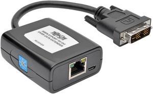 Tripp Lite DisplayPort to DVI over Cat5/6 Active Extender Kit,Pigtail-Style Transmitter/Receiver,Video/Audio,1080/60p,Up to 125-ft. (B150-1A1-DVI)