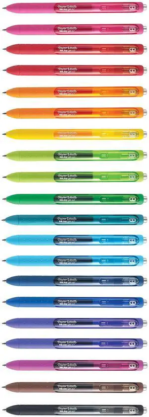 Paper Mate InkJoy Gel Retractable Pen 0.7mm Assorted Ink 20/Pack 1951718