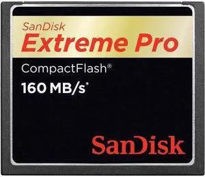 SanDisk 256GB Extreme Pro CompactFlash Memory Card (160MB/s)