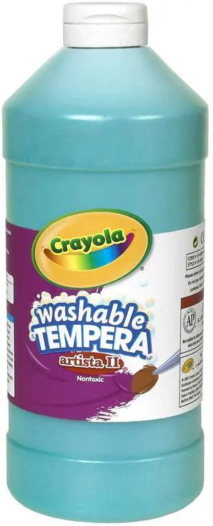Washable Tempera Paint, 32oz, Turquoise CYO543132048