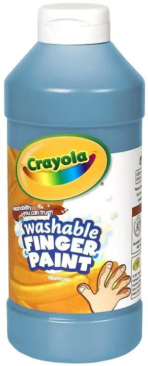 Washable Finger Paint, 32oz., Blue CYO551332042