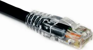 10Ft Black Cat6 Snagless  Patch Cable