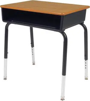 Lorell Book Box Student Desk - Rectangle Top - 18" Table Top Width x 24" Table Top Depth - 30" Height - Assembly Require