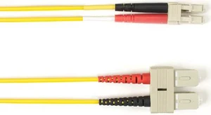 Black Box 5-m, SC-LC, 62.5-Micron, Multimode, PVC, Yellow Fiber Optic Cable Black Box 5-m, SC-LC, 62.5-Micron, Multimode, PVC, Yellow Fiber Optic Cable