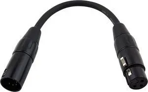 Pig Hog 6-in DMX adapter 5 pin (Male) to 3 pin (Female) XLR
