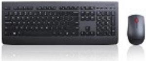Lenovo 4X30H56796 Professional Combo - Keyboard And Mouse Set - Wireless - 2.4 Ghz - English - Us - For 330-20, 330S-14, 510-15, Legion T730-28, Tablet 10, Thinkpad P52, V130-14, V330-15
