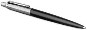 Parker Jotter Retractable Ballpoint Pen Black Barrel w/Blue Ink Medium Point 1953184