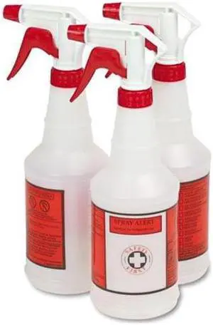 Plastic Sprayer Bottles, 24Oz, 3/Pack