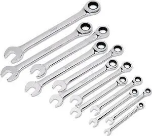 Titan 17355 12-Piece Ratcheting Combination Wrench Set