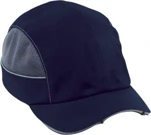8960  Navy-Short Brim LED Bump Cap