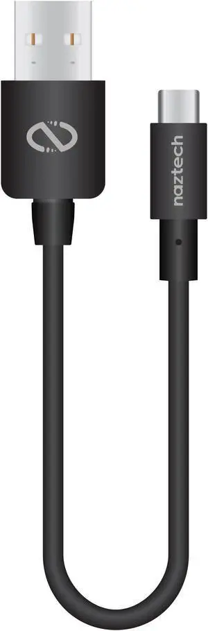 Naztech 13851 USB-C(TM) to USB-A Charge & Sync Cable, 6"