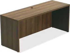 Lorell Top 1-1/2" Credenza 24"x60"x30" Walnut 34311