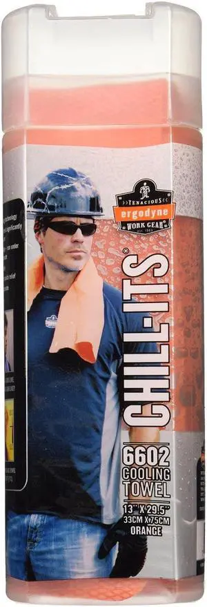 Ergodyne Evaporative Cooling Towel Orange 12441