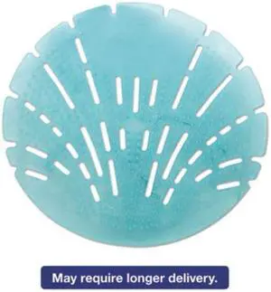 Pearl 3D Urinal Screen, Mountain Air, Blue, 10/Pack, 6 Pack/Carton BGD623CT