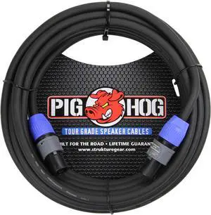 Pig Hog 100-Foot Speaker Cable, Speakon To Speakon