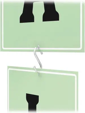 Deflecto Metal "S" Hooks 50/BG Silver 20013