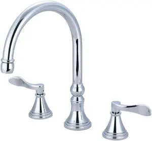 Kingston Brass KS2341DFL Two Handle Roman Tub Filler