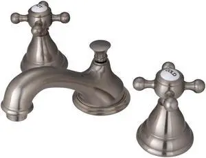 ROYALE WIDESPREAD LAVATORY FCT W/BX HANDLE-Satin Nickel Finish