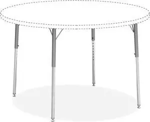 Lorell LLR99926 Classroom Activity Table with Standard Height Adjustable Leg Kit