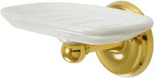 CLASSIC SOAP DISH-Polished Brass Finish