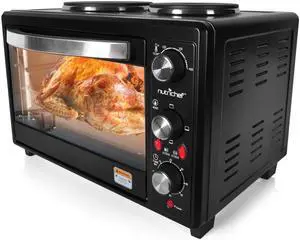 Nutrichef PKRTO28 pkrto Rotisserie Cooker and Dual Hotplates