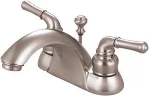 Kingston Brass KB2628 4 Inch Center Lavatory Faucet - Satin Nickel
