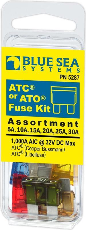 Blue Sea ATCFuse Kit - 6-piece ATC Fuse Kit