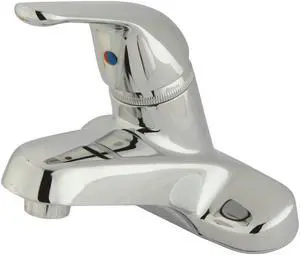 Kingston Brass KB541G Single Handle 4 in. Centerset Lavatory Faucet with Grid Strainer