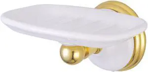 VICTORIAN SOAP DISH-Polished Brass Finish