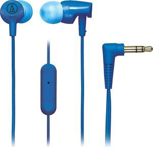 Audio-technica Sonicfuel In-ear Headphones With In-line Mic & Control - Stereo - Blue - Mini-phone - Wired - 16 Ohm - 20 Hz - 25 Khz - Earbud - Binaural - In-ear - 3.94 Ft Cable (ath-clr100isbl)